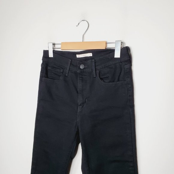 LEVI'S 720 Black High Rise Super Skinny Jeans - Picture 6 of 11